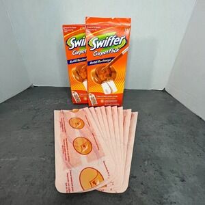 NEW Swiffer Carpet Flick Refill Pads Box of 12 Plus Open Box Of 10 (22 Total)‎